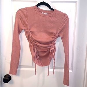 Pink long sleeve sweater